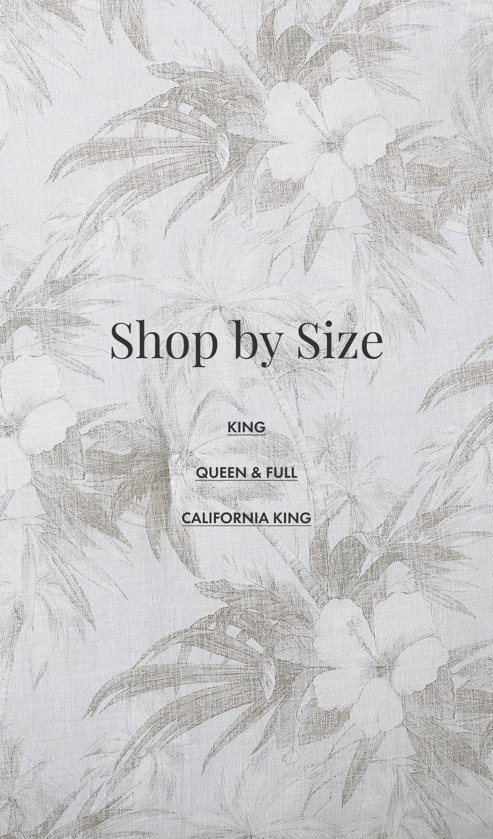Shop By Size - Comforters
