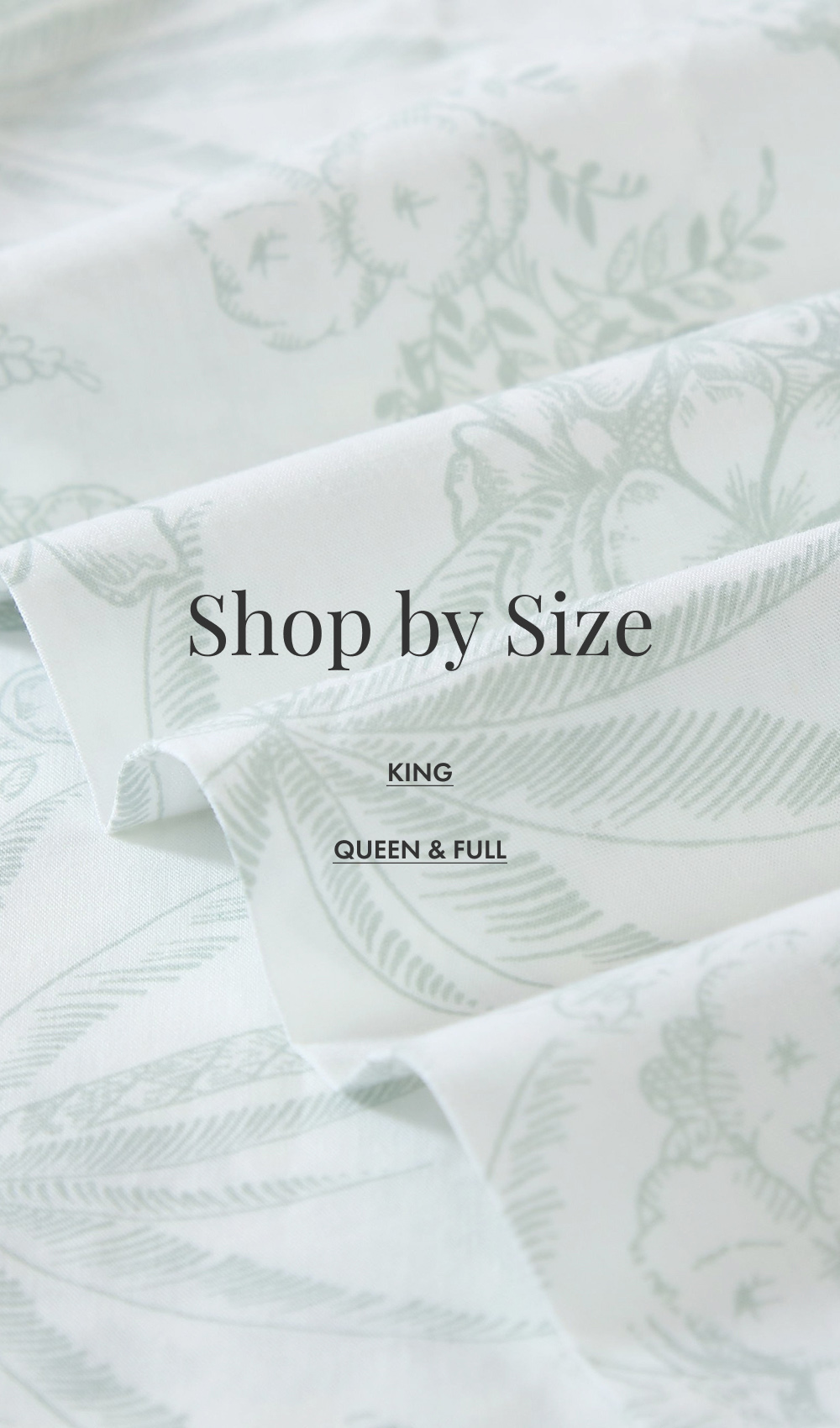 Shop By Size - Sheets