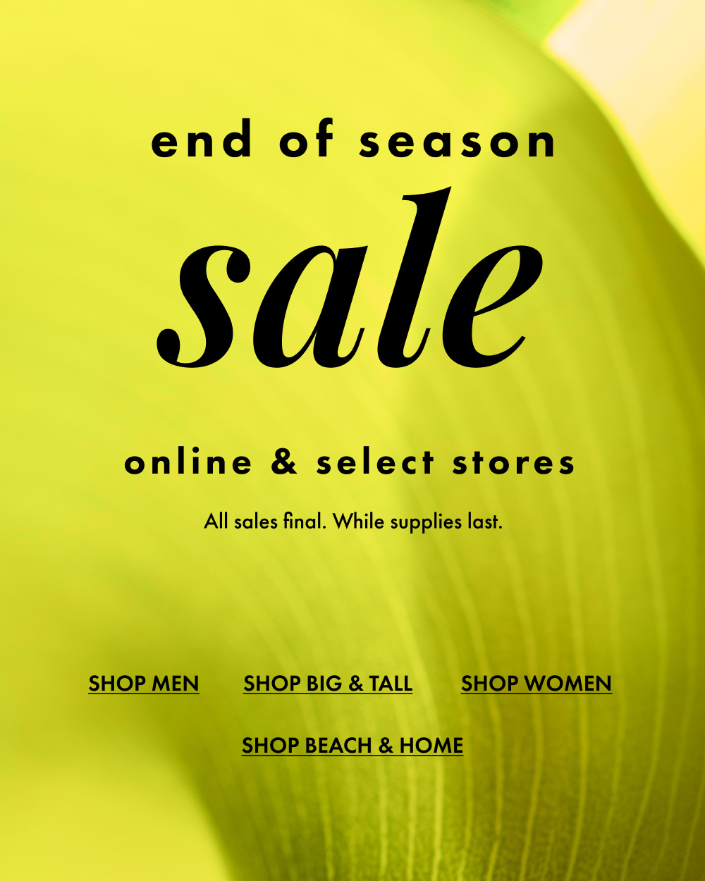 Shop Tommy Bahama's End of Season Sale