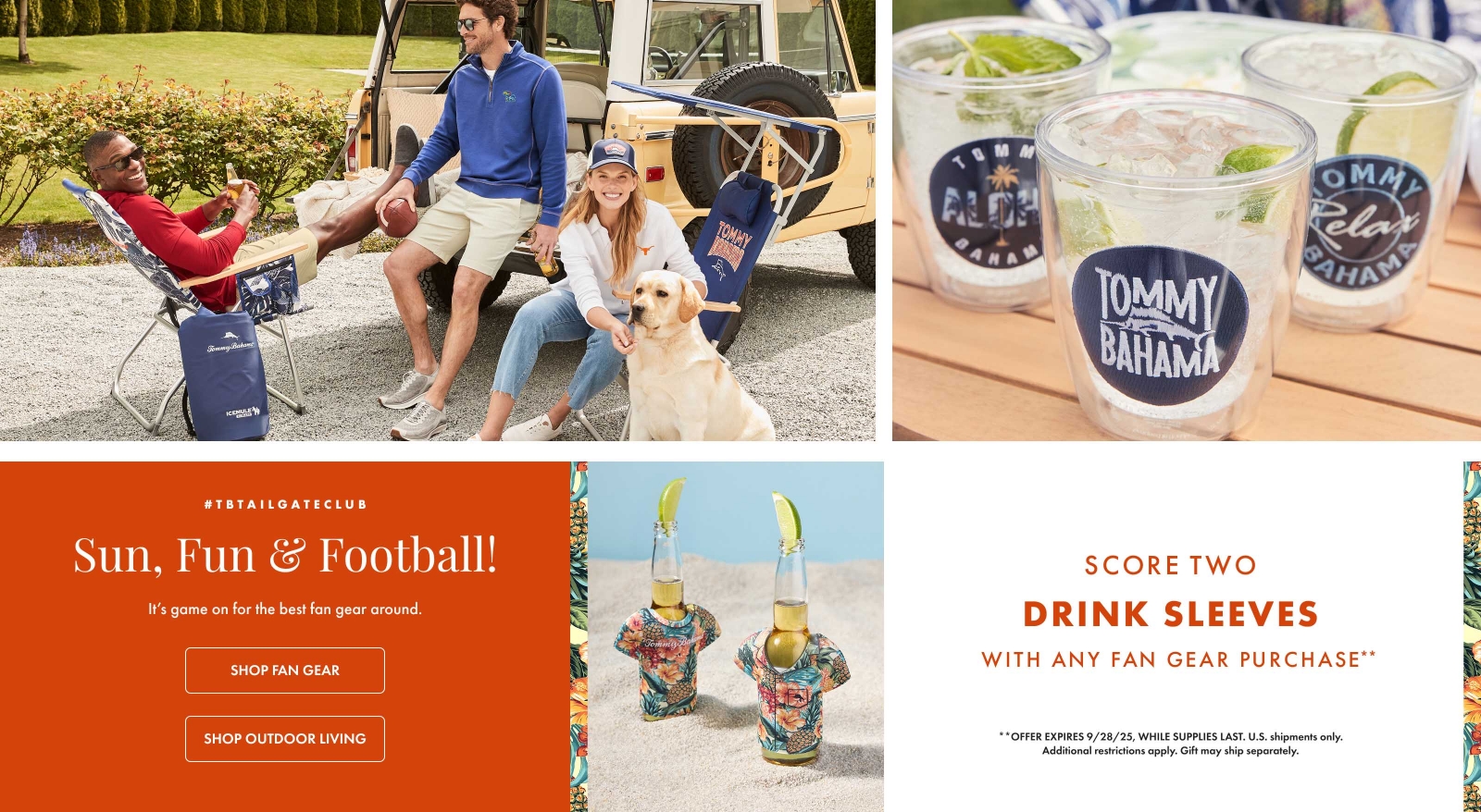 Score Two Free Drink Sleeves With Any Fan Gear Purchase