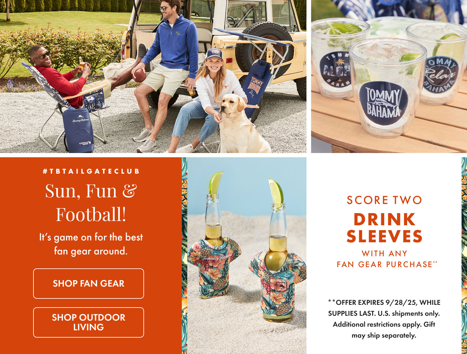 Score Two Free Drink Sleeves With Any Fan Gear Purchase