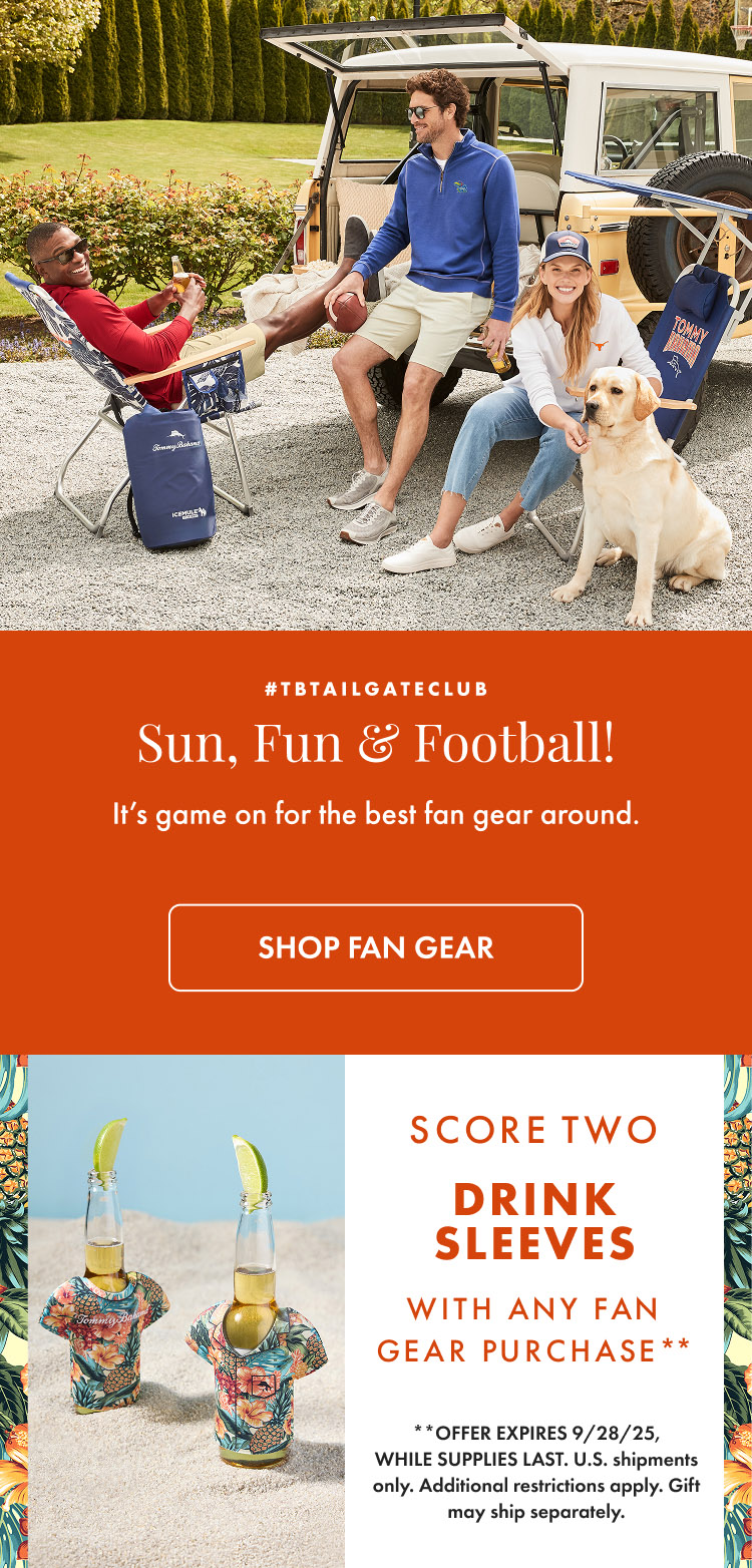 Score Two Free Drink Sleeves With Any Fan Gear Purchase