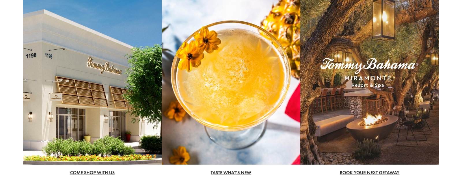 Your Next Escape Awaits at Tommy Bahama