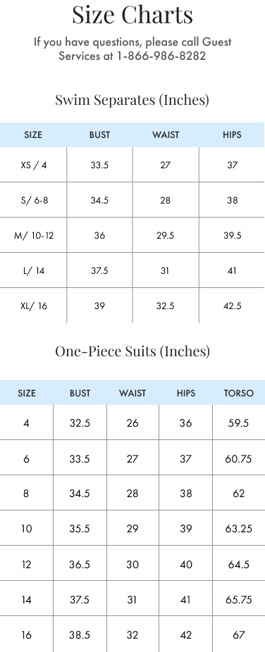 Size Charts