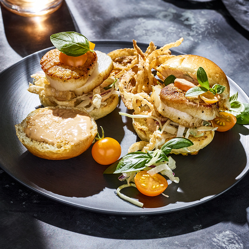 Seared Scallop Sliders